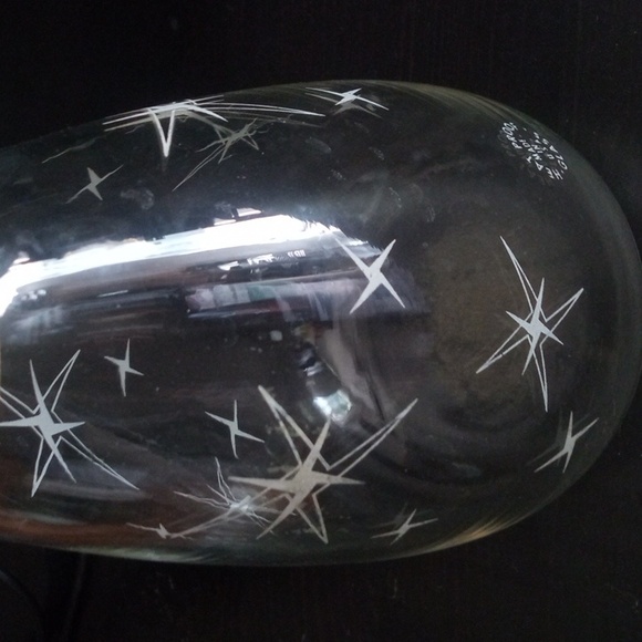 Vintage Atomic Star Gold Top Coffee Carafe 10 ounce. Black Ornate handle. - Picture 2 of 3